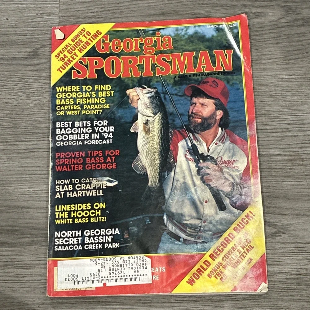 Georgia SPORTSMAN Fishing Magazine, 1994 | Special Bonus